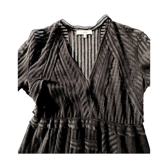 Iro Gwen Black Mesh Dress, Size‎ 40 EU/M - Picture 7 of 16